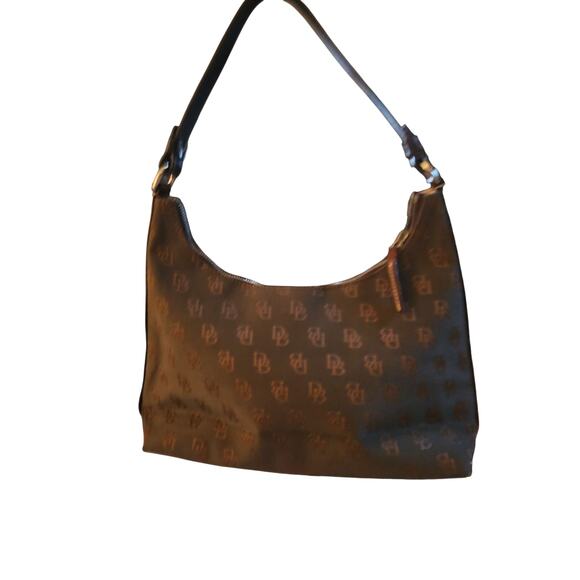 Dooney & Bourke Handbags - Vintage Dooney and Bourke Shoulder Bag with DB motif